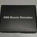 Abs Stimulator, Portable EMS Abdominal Muscle Toner for Home and Office Fitness, Strength Training - Black