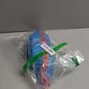 2 PCS Square Silicone Air Fryer Liners - 8 Inch Reusable Air Fryer Pot - Air Fryer Accessories - Air Fryer Inserts for 4 to 7 QT Oven Microwave Accessories (Red + Blue)