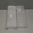 OwnMy Plastic Card Storage Box Clear Trading Card Storage Case, Plastic Baseball Game Sports Cards Storage Boxes Organizer with Dividers, White