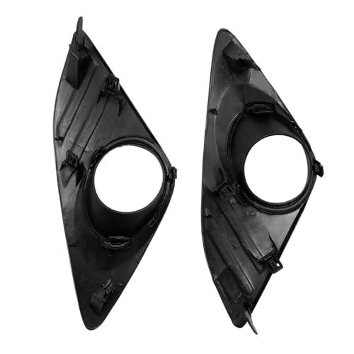 Zreneyfex Set of 2 5212706310 Fog Light Cover Bezel trim Pair With Hole Black, Replacement for Toyota Camry XLE LE L 2012 2013 2014, Replaces TO1039148 5212806310 TO1038148