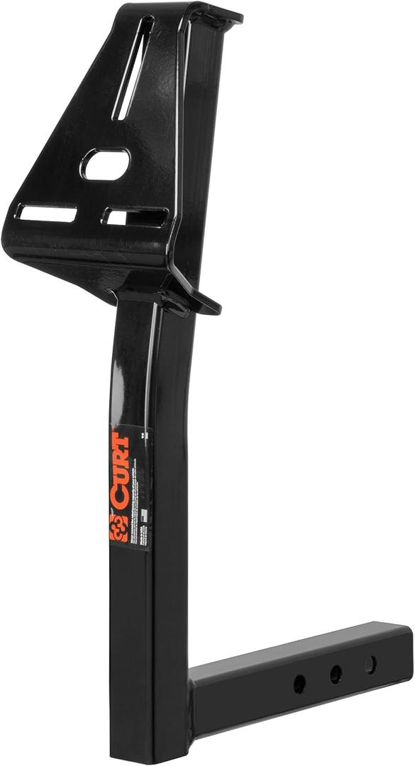 CURT 31006 24-Inch High Trailer Hitch Spare Tire Mount for 2-inch Receiver