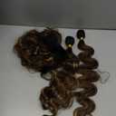 Highlight Human Hair Bundles P1b27 Body Wave Bundles Brazilian Two Tone Black And Honey Blonde Bundles 8 8 8 Inch Ombre Body Wave Bundles Double Weft Hair Extensions For Women