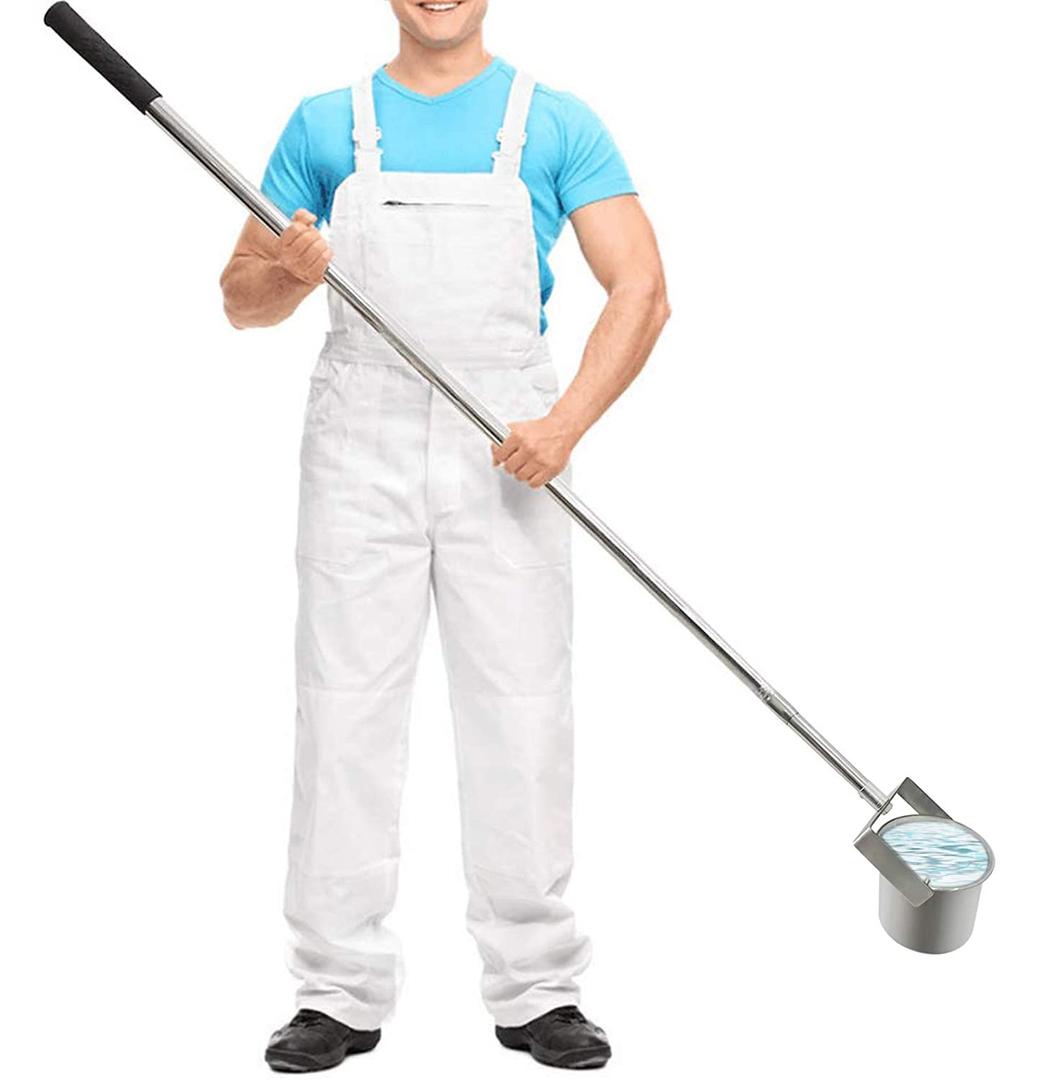 YJINGRUI Telescopic Water Sampler Stainless Steel Pendulum Beaker Sampler Ladle 600 ml Water Sampling Pole Sampler Rod(0.96m-2.5m)