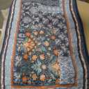 DIY Patchwork Quilt Set California King size Navy blue 112x86