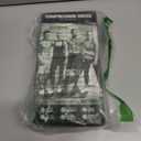 CHARMKING Compression Socks for Women & Men Circulation (3 Pairs) 15-20 mmHg is Best Support for Athletic Running Cycling (White, M)