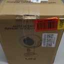 ALYBIT Puff Hide Smokeing Fan for Smoking Indoors, Black Gold Electric Smokeaway Purifier Fan Portable Table Smoke Air PuriferFan Adjustable Angle Kitchen Mini Filter Smoke ExhaustFan(Plug-In)