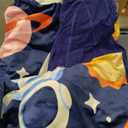 Hiboom Peapod Sensory Chair for Kids Inflatable Sensory Pea Pod Seating Chair for Christmas Gifts Games and Reading Loungers with Electric Air Pump(60 Inch,Space)