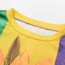 Mardi Gras Sweatshirt for Men,Mardi Gras Outfit Men,Mardi Gras Sweatshirts (Yellow, XXL)