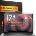 2-Pack Anti Glare Screen Protector for Dell XPS 17 9730 & Dell XPS 17 9720 & Dell XPS 17 9710 (17 inch) Touchscreen Laptop,Screen Resolution :3840 x 2400 pixels-Anti Fingerprint Filter