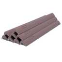 LONGFITE Corner Protectors and Edge Guards Baby Proof Corner Covers and Bumpers Cushion Top Grade Silicone Non-Choking Risk with Strong Stickiness (8 Pack) (Edge Guards Dark Brown, Edge)