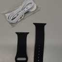 Sport Silicone Band Compatible with Apple Watch Bands 44mm/45mm/46mm/49mm/42mm Women Men, Soft Wristband Waterproof Replacement Sport Strap for iWatch Bands Series 9 8 7 6 5 4 3 2 1 SE Ultra, With charger