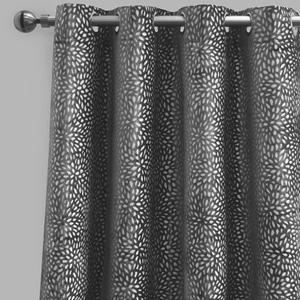 Curtain Petal Mosaic 40x84 Panel W/Gromm Gray