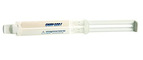 Gishy Goo! Dental Wax Replacements for Orthodontics. Pain Relief, Bubblegum Flavor and Unnoticeable Tooth Colors, 3 Patient Syringe Kit from Ultradent