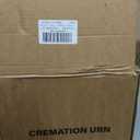 Large Cremation Urns for Human Ashes Adult Man Women, Wooden Urns for Ashes Adult Male Female, Funeral Burial Urns Box for Human Pet Ashes, Holds Up to 160 Cubic Inches