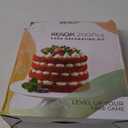 RFAQK 200PCs Cake Decorating Kit with Cake Turntable & Leveler, Baking Supplies Gift Includes 110+1 Piping Bags,55 Icing Tips,2 Frosting Spatulas, Adjustable Scraper, Video Tutorial, Booklet & more