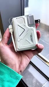 SEANCHEER P07 Magnetic Power Bank Charger 10000mAh Portable Charger with Built-in Cable and Foldable AC Plug, 22.5WMAX,Portable Charger with Built-in Cables for Samsung Google Pixel Moto iPhone iPad