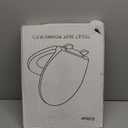 Round Toilet Seat, Standard 16.5 Slow/Soft Close Round Toilet Seat for Round Toilets, No-Slam Quiet-Close Lid, Easy-to-Install, White, Durable Never-Loosen Design