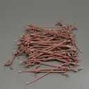 HUHOLE Pegboard Hooks 6 Inch 50PC, Pink Peg Board Hooks, Fit 1/4" or 1/8" Pegboard, Ideal Peg Board Organizer Accessories for Wall Display, Crafts Organization, Kitchen Organizer(Pink, 6 Inch)