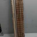 UNISHADES Cordless Bamboo Roman Shades for Windows, 100% Blackout Backing Fabric for Light Blocking, 29" W × 64" H - Penang Teak