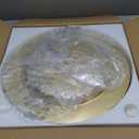 4-Light Close to Ceiling Light Fixture, 18 inch Large Size Gold Metal Shade Flush Mount Ceiling Light Fixtures, E12 Socket Lamp for Living Room Bedroom Kitchen Island