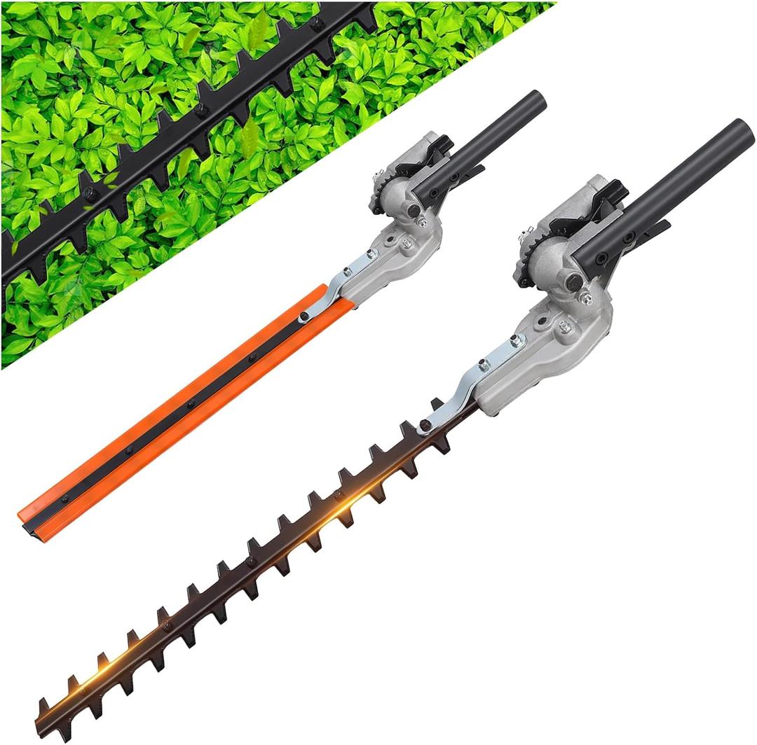 Hedge Trimmer Head, 26mm Hedge Trimmer Blade, Manganese Steel Aluminum Alloy Double Edged Blade Mower Accessories, Hedge Replacement Parts for Tree Trimming Garden Park