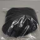 Obstal 6ft Stretch Black Spandex Table Cloth for Standard Folding Tables - Only 1 Pack Universal Rectangular Fitted Tablecloth Protector for Wedding, Trade Show, Vendor Stand