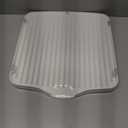 YOHOM Draining Board Tray for Under-Mount Sink Drain Board Plastic Dish Drainer Board for Kitchen Counter Utility Draining Board (White)