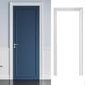 Art3d Door Frame Trim Kit,Decorative Polyester Door Trim Molding, Maintenance-Free, Seals Out Dirt, Bugs, Wind, Snow, and Water, Suitable for Outdoor and Indoor Use, 80" x 30" x 2" White 3-Piece Set