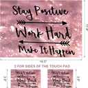 DINKY Laptop Skin Sticker Decal, 16" 16.5 17 17.3 inch Laptop Universal Reusable Vinyl Skin Stickers Art Cover Decal Notebook PC Personalized Protector (Pink Inspirational Quote)