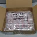 Roshtia 18 Sets Christmas Party Favors Cheers to Christmas Shot Glasses 1.5 oz Shot Cups with Xmas Tag Cards Cellophane Treat Bags Xmas Stocking for Friends Employee Party Supplies (Acrylic)