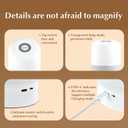 Portable Baby Night Light, 16 Color Egg Light for Nursery, Rechargeable Small LED Lamp, 2400mAh, Dimmable Touch Night Light,for Toddler,Kids,Adults