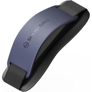 Sinjimoru Phone Grip with Silicone Band  Comfortable One-Hand Holder & Kickstand for Smartphones, Tablets, and eReaders for iPhone, Android, and Kindle Sinji Grip Silicone Midnight Blue