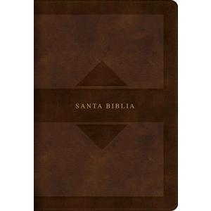 RVR 1960 Biblia letra grande tamao manual edicin tierra santa, caf smil piel Mass Market: Santa Biblia (Spanish Edition)