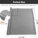 Nisorpa Garage Floor Rubber Mat,4Ft x 8.2Ft Rubber Flooring Rolls,1/8 Inch Thick Heavy Duty Diamond Plate Rubber Garage Floor Covering Waterproof Park