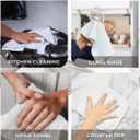 Avalon Towels Cotton Washcloths  (Pack of 60) Size 12x12 Inches, 100% Ring Spun Cotton, Soft & Absorbent Face Towels, Gym Towels, Hotel and Spa Quality, Reusable Fingertip Towels (White)