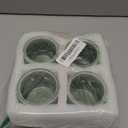 Ceramic Espresso Cups Set of 2 or 4-3oz Demitasse Cups for Coffee & Tea, No Handles, Durable & Dishwasher Safe ((green, 4)