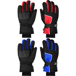 SATINIOR 2 Pairs Kids Waterproof Winter Snow Gloves Ski Gloves for Boy Girl Outdoor Warm Thickening Snowboar