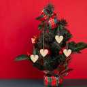 Christmas Cotton Twine Natural Jute 2mm Packing 984 Feet Bakers Kraft Butchers Baking Gardening Twine for Gift Wrapping Arts Crafts Party Decorations(Brown Green Red)