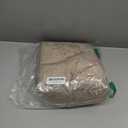 Flamingo P Bathroom Mat Memory Foam Bath Rug Non Slip Shower Mats,24x17,Taupe (Taupe Wavy Line)