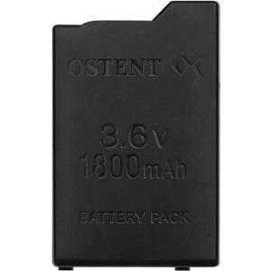 OSTENT High Capacity Quality Real 1800mAh 3.6V Lithium Ion Polymer Li-ion Polymer Rechargeable Battery Pack Replacement for Sony PSP 1000 PSP-110 Console