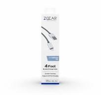 ZGEAR 4 Foot Braided Charge Cable For Lighting Tip