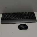 Seenda Wireless Bluetooth Keyboard and Mouse Combo, COE200 Ergonomic Wireless Keyboard Mouse with Wrist Rest, Multi-Device Connection, Full-Size, Compatible for Computer/Laptop/Mac/MacBook, Black