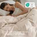 Bedsure Oat Milk Duvet Cover King Size Only - Prewashed Cotton-Like Polyester Extra Soft All Season Bedding, Includes 1 Duvet Cover 104x90 Inches with Zipper Closure, (No Comforter)