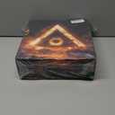 for MTG Commander Deck Box Fit Trading Cards, 1800+ Sleeved Cards with PU Leather Magnetic Large Card Storage Case for TCG CCG Magic Sports Cards Man Woman Gift, Flame Wolf