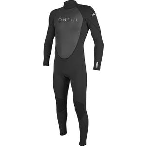 O'Neill Men's Reactor-2 3/ 2mm Back Zip Full Wetsuit, Black/ Black, XS
