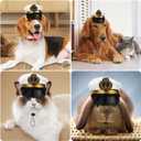 BESPORTBLE Small Dog Captain Hat for Dog: Sailor Hat Captain Costume - Marine Admiral for Puppies and Cats s for Adventures and Halloween Carnival Pet Festival