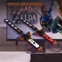 KOEBSHPE Sword Accessories for Nintendo Switch, Skyward Sword Accessories for Switch Sports/Legend of Zelda: Tears of the Kingdom/Skyward Sword HD, with 12 Switch Game Card Slots (Brown)