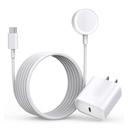 Fast Charger for Apple Watch Charger, USB C 20W iPhone Watch Charger Plug Adapter & Long 6.6FT iWatch Portable Wireless Fast Charging Cable Cord Compatible with Apple Watch Series 9/8/7/SE/6/5/4/3/2/1