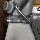 LHS Manual Meat Grinder with Stainless Steel Blades Heavy Duty Powerful Suction Base for Home Use Fast and Effortless for All Meats-Gray