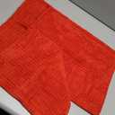 MIULEE Decorative Lumbar Throw Pillow Covers for Couch Bed Livingroom 12x20 Inch Set of 2 Red Boho Accent Throw Pllows Broadside Striped Patchwork Soft Corduroy Pillowcases